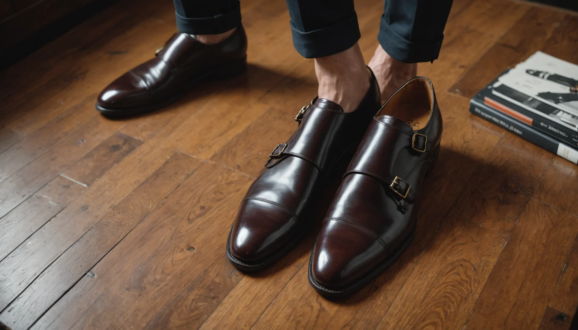 chaussure a double boucle