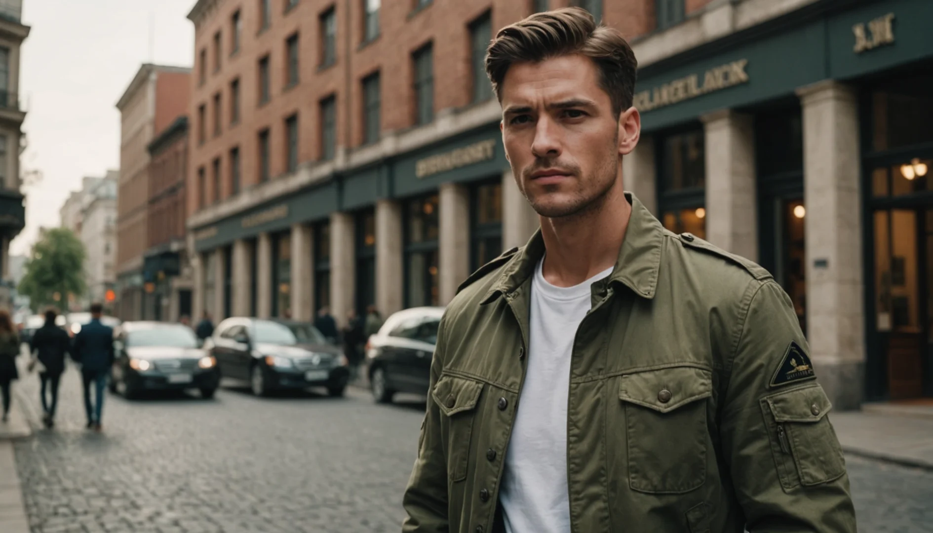 veste militaire homme