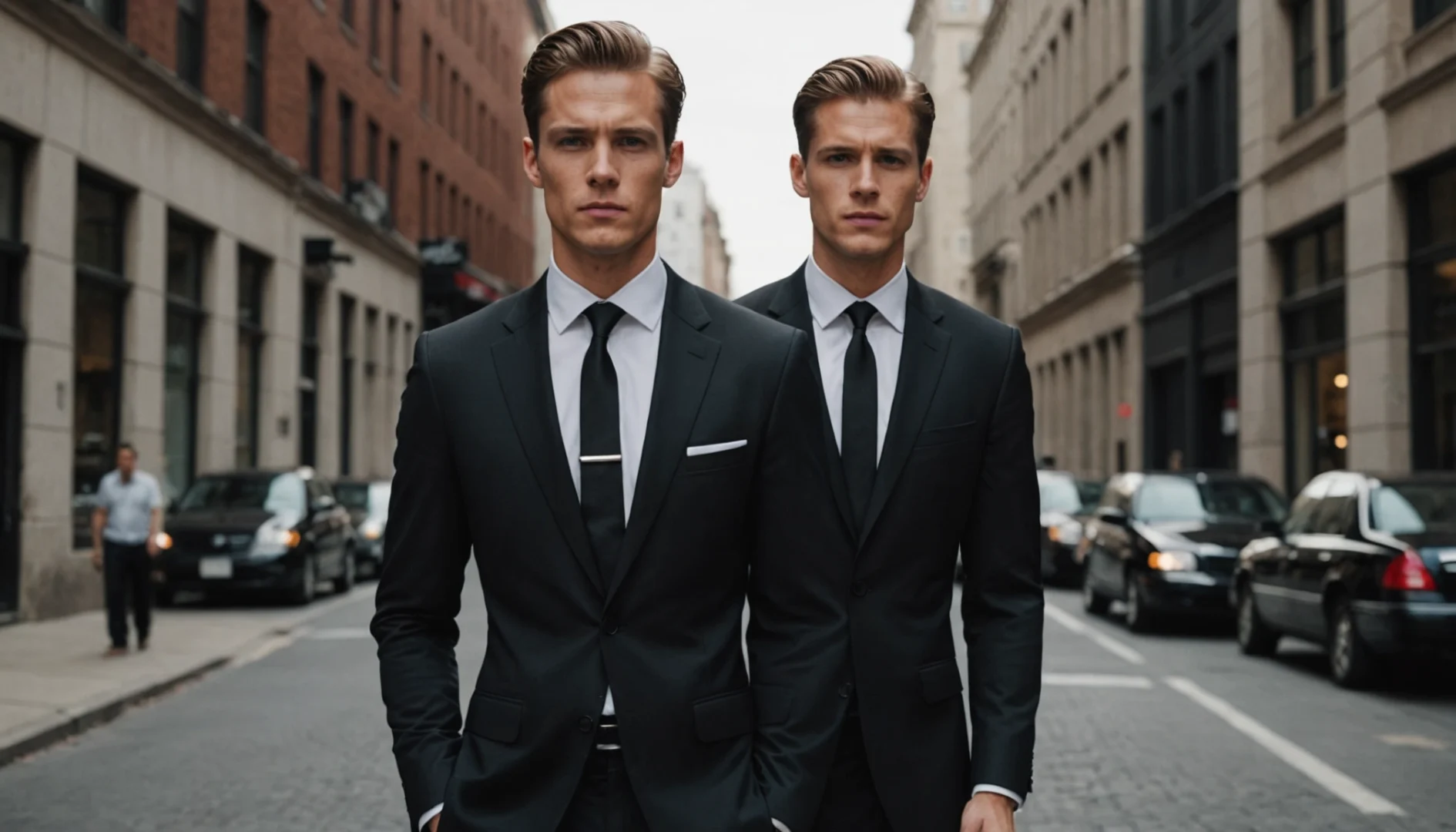chemise costume noir