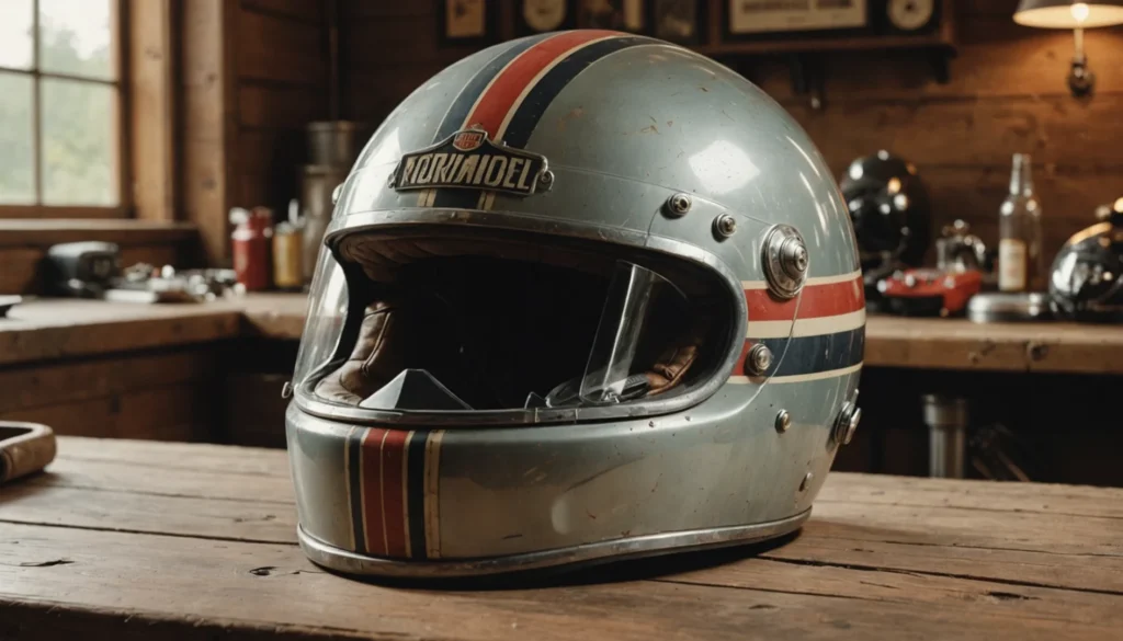 casque vintage intégral