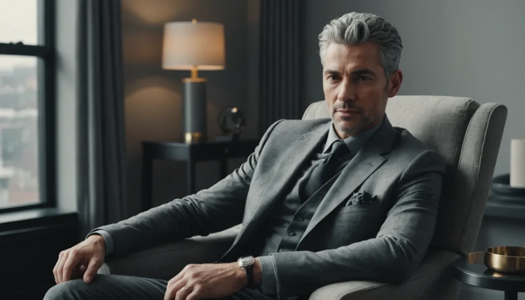 coloration homme cheveux gris