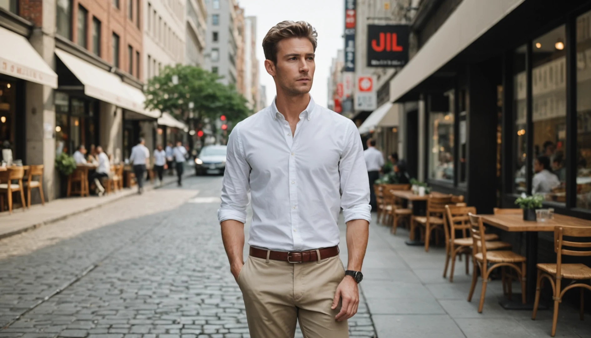 chino homme uniqlo