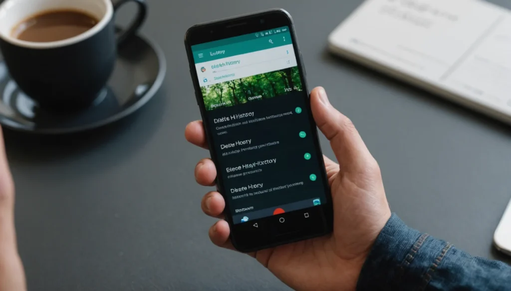 supprimer l'historique google