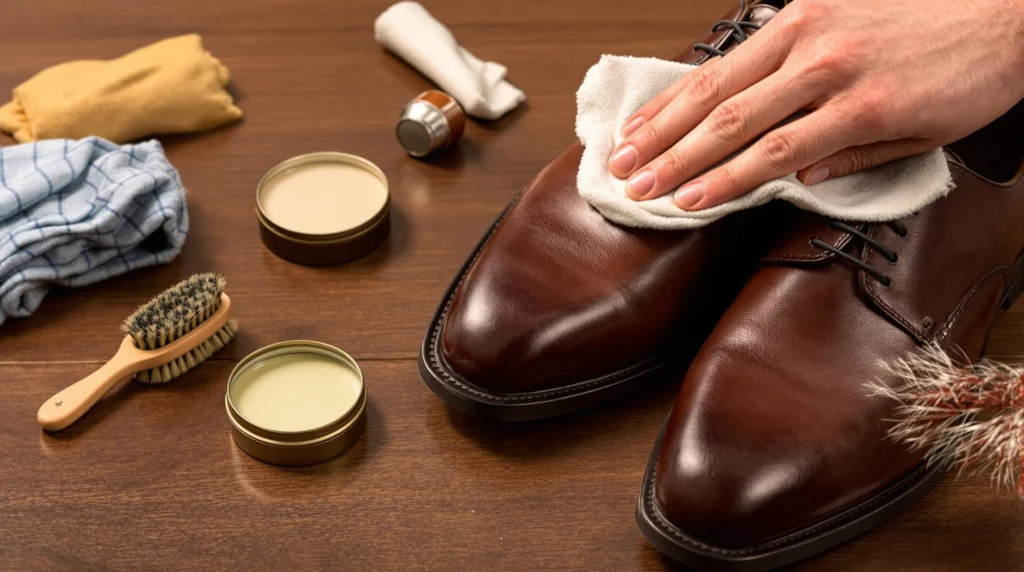 cirage de chaussures