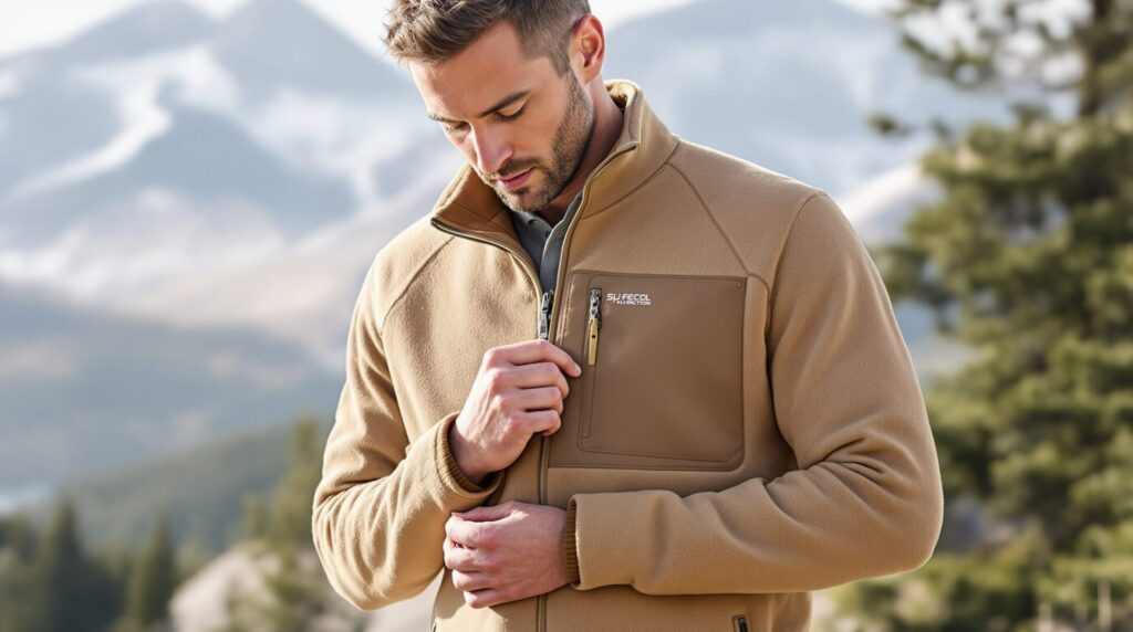 veste polaire legere homme