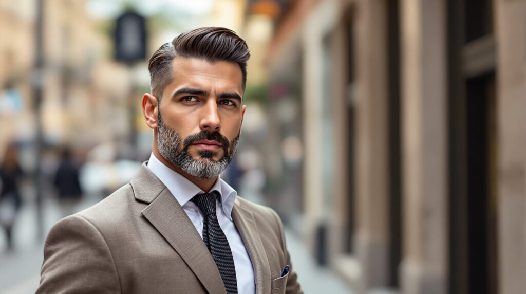 cheveux gominés italien