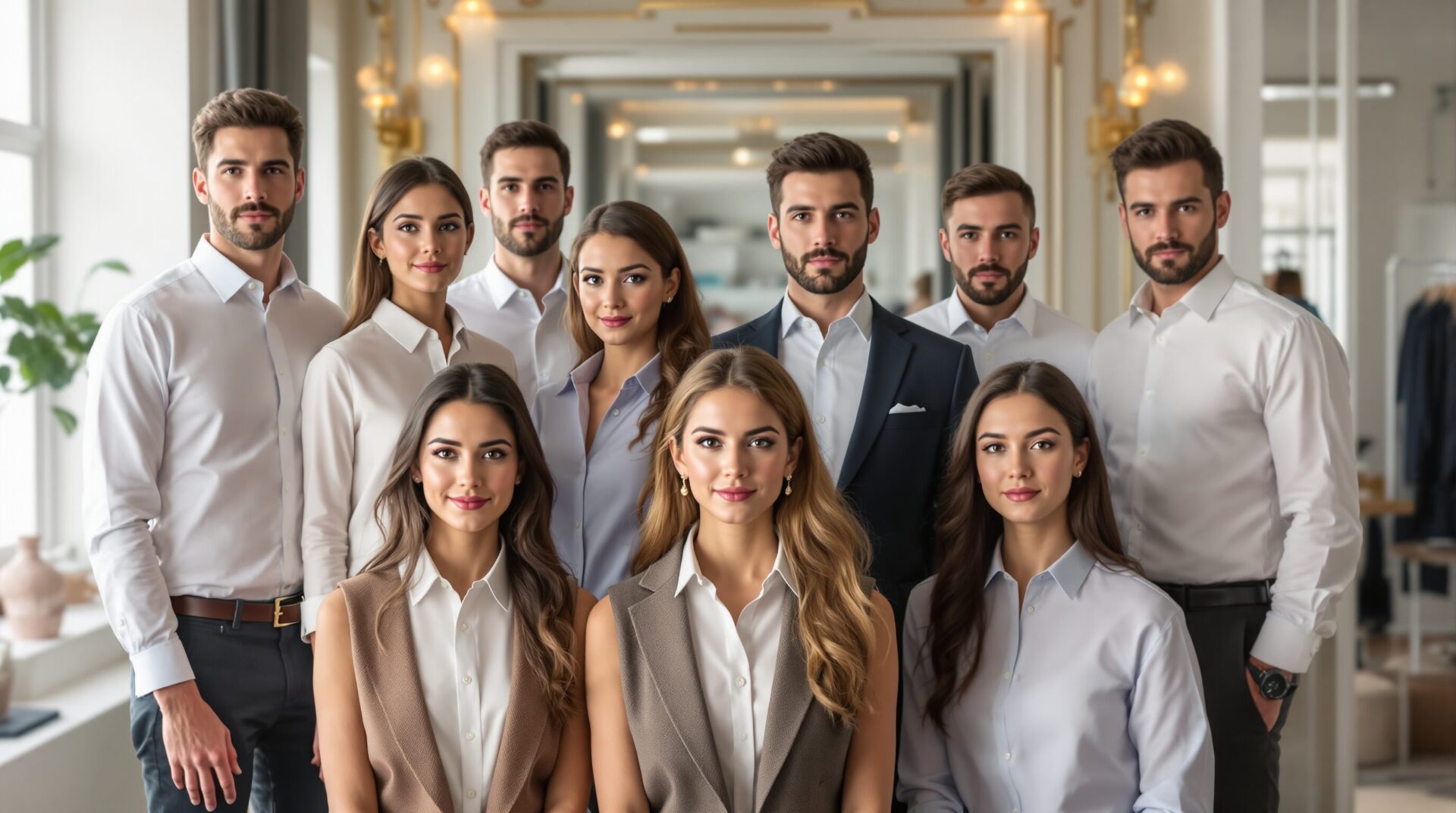 different type de col chemise