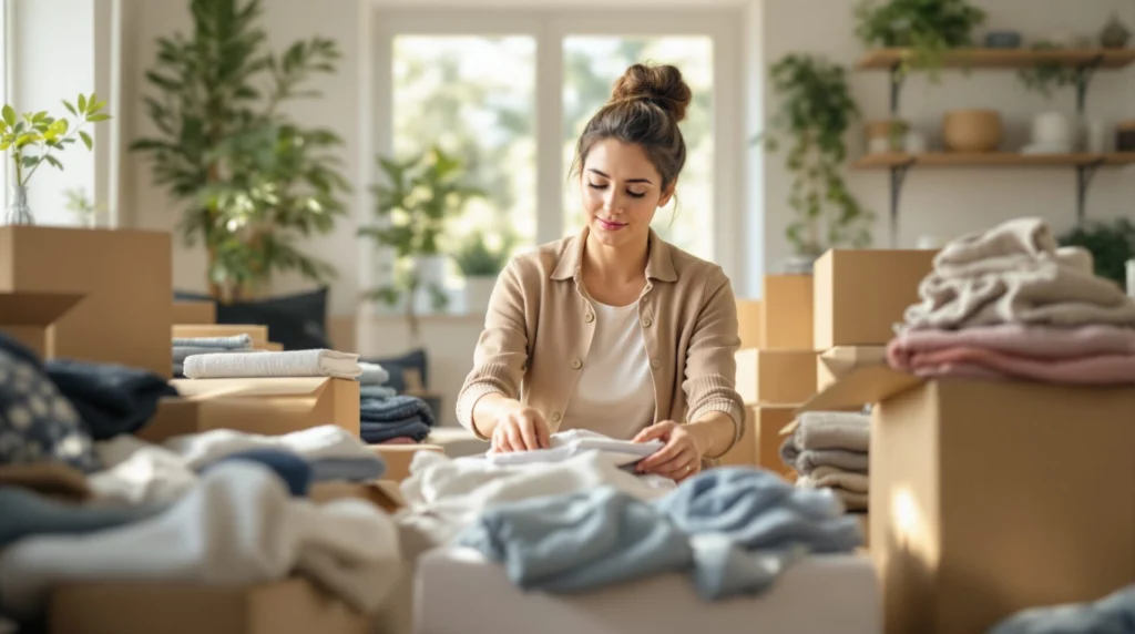 faire du rangement par le vide