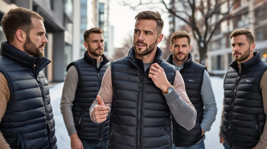 doudoune sans manche homme marque