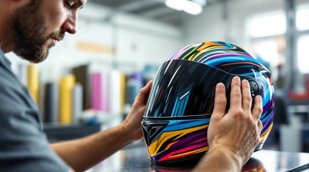 covering casque moto