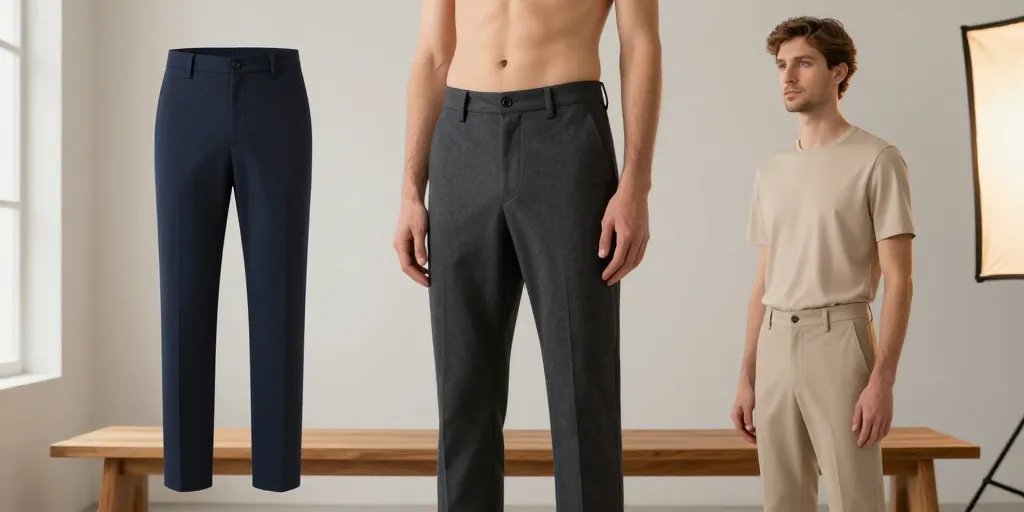 pantalon pour homme grand et mince