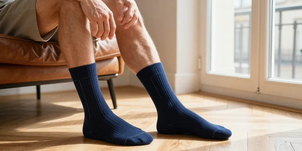chaussettes de qualité pour homme