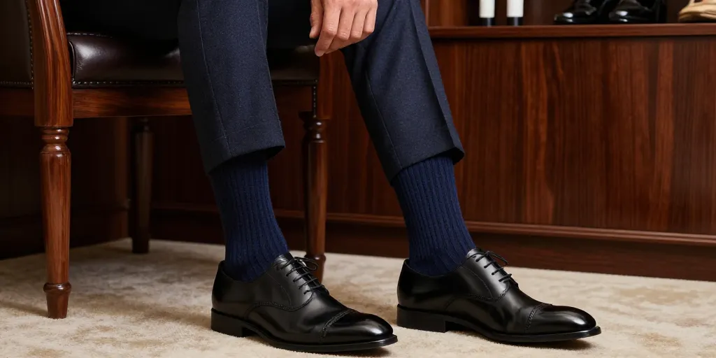 chaussettes mi-bas pour homme
