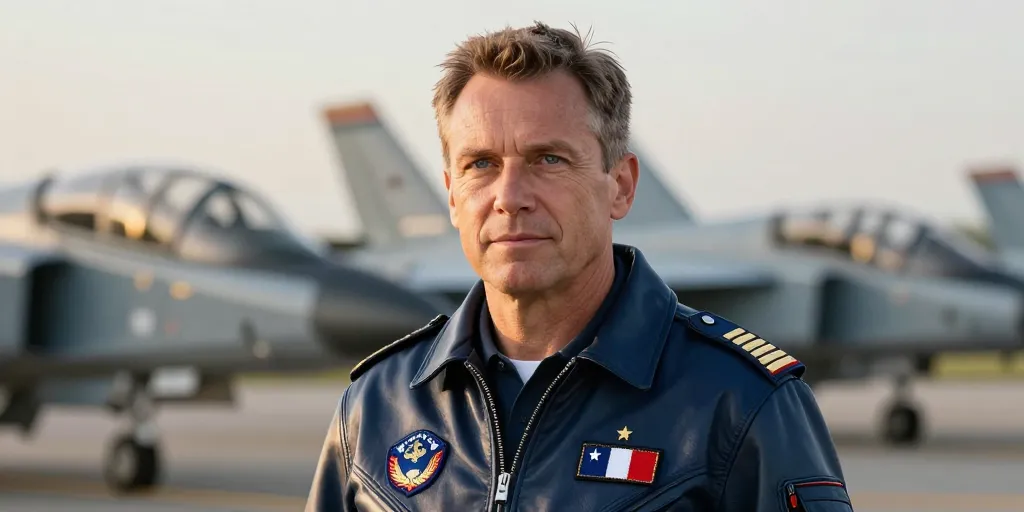 macron blouson patrouille de france