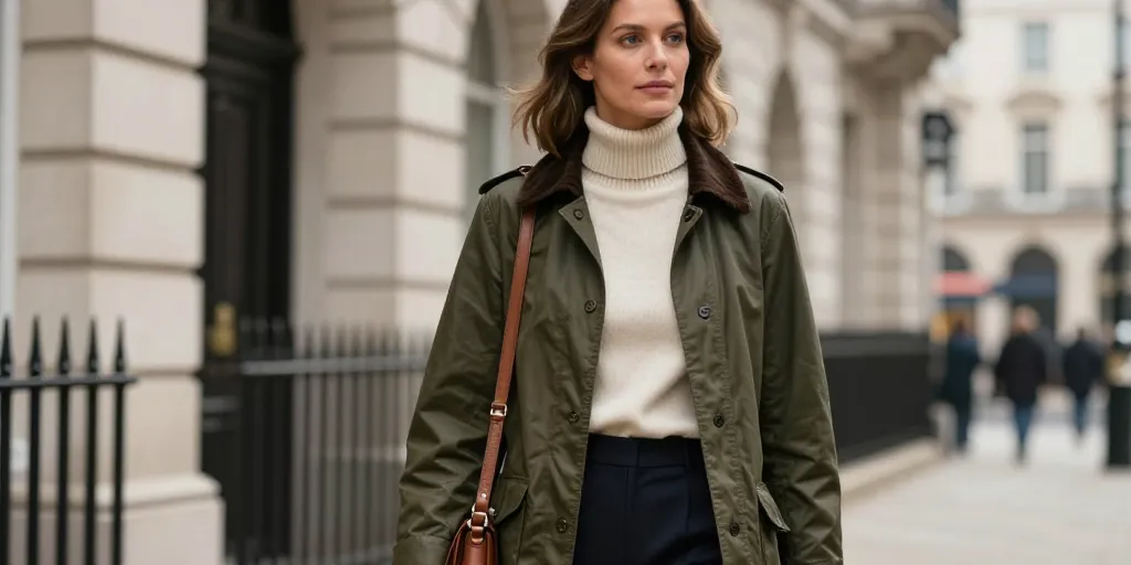 look barbour femme
