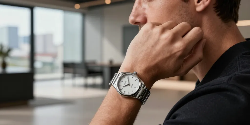 montre homme design tendance