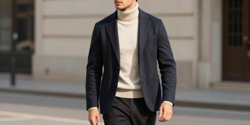 tenue homme chic décontracté hiver
